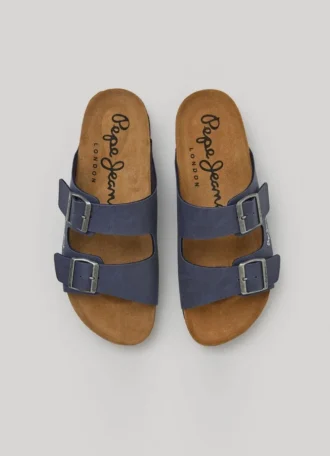 Sandalias con doble hebilla