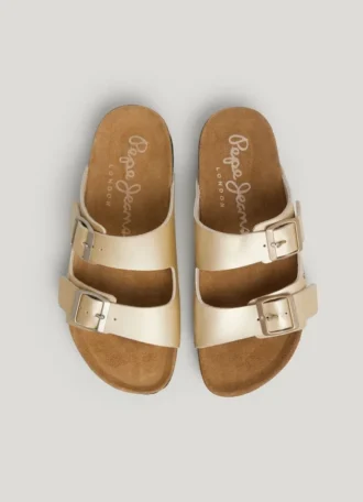 Sandalias con doble hebilla