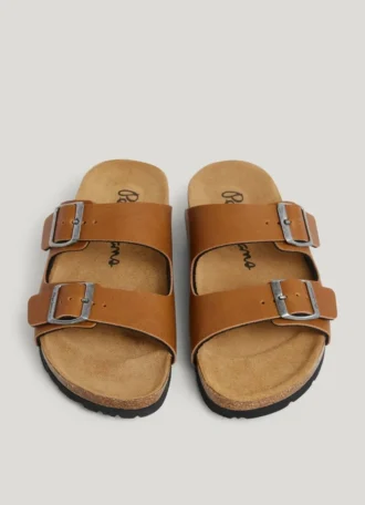 Sandalias con doble hebilla