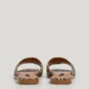 Sandalias con estampado animal