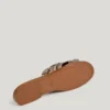 Sandalias con estampado animal