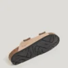 Sandalias de ante con doble cierre de velcro