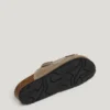 Sandalias de ante con doble hebilla