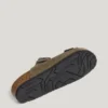 Sandalias de ante con doble hebilla