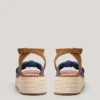 Sandalias de cuña con tiras cruzadas Sandalias de cuña con tiras cruzadas