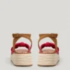 Sandalias de cuña con tiras cruzadas Sandalias de cuña con tiras cruzadas