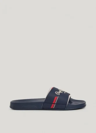 Sandalias deslizantes con logotipo