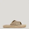 Sandalias planas con tiras cruzadas