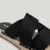 Sandalias planas con tiras cruzadas Sandalias planas con tiras cruzadas