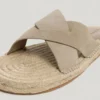 Sandalias planas con tiras cruzadas