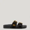 Sandalias planas de ante