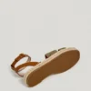 Sandalias planas de yute
