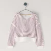 Sudadera con capucha a rayas Sudadera con capucha a rayas