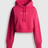 Sudadera con capucha de corte corto Sudadera con capucha de corte corto