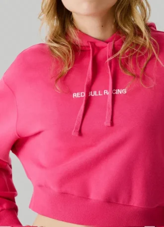 Sudadera con capucha de corte corto