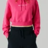 Sudadera con capucha de corte corto Sudadera con capucha de corte corto
