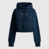 Sudadera con capucha de corte corto Sudadera con capucha de corte corto