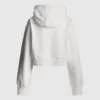 Sudadera con capucha de corte corto