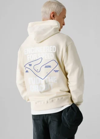Sudadera con capucha de corte holgado