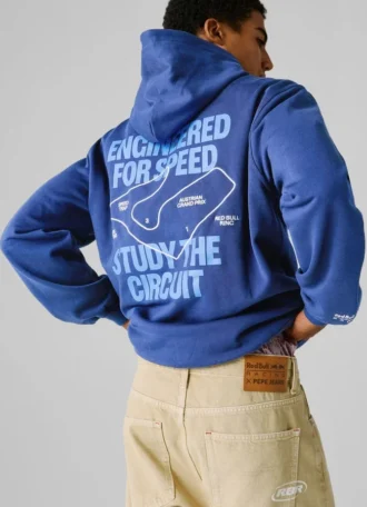 Sudadera con capucha de corte holgado