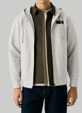 Sudadera con capucha y cremallera completa