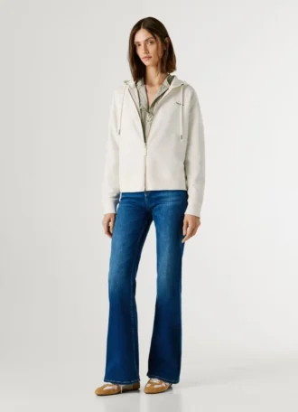 Sudadera con capucha y cremallera completa