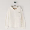 Sudadera con capucha y cremallera completa de corte holgado Sudadera con capucha y cremallera completa de corte holgado