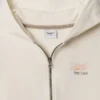 Sudadera con capucha y cremallera completa de corte holgado Sudadera con capucha y cremallera completa de corte holgado