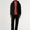 Sudadera con capucha y cremallera completa de corte regular