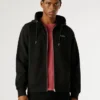 Sudadera con capucha y cremallera completa de corte regular