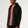Sudadera con capucha y cremallera completa de corte regular