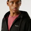 Sudadera con capucha y cremallera completa de corte regular