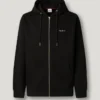 Sudadera con capucha y cremallera completa de corte regular