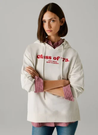 Sudadera con capucha y estampado