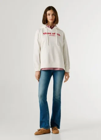 Sudadera con capucha y estampado