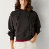 Sudadera con capucha y logotipo con pedrería
