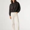 Sudadera con capucha y logotipo con pedrería