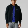 Sudadera con cremallera de corte holgado
