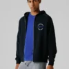 Sudadera con cremallera de corte holgado