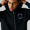 Sudadera con cremallera de corte holgado