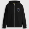 Sudadera con cremallera de corte holgado