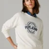 Sudadera con cuello redondo y logotipo Sudadera con cuello redondo y logotipo