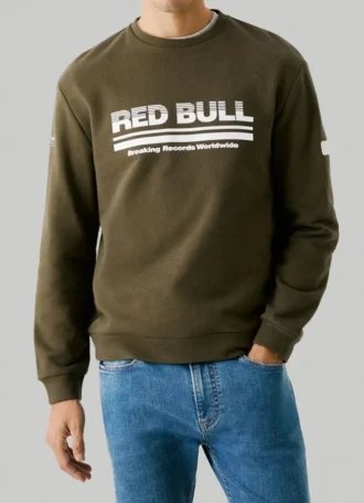 Sudadera con cuello redondo y logotipo