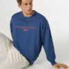 Sudadera con cuello redondo y logotipo Sudadera con cuello redondo y logotipo