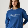 Sudadera con cuello redondo y logotipo Sudadera con cuello redondo y logotipo