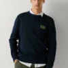 Sudadera con cuello redondo y logotipo Sudadera con cuello redondo y logotipo