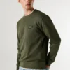Sudadera con cuello redondo y logotipo Sudadera con cuello redondo y logotipo