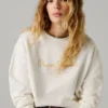Sudadera con cuello redondo y logotipo Sudadera con cuello redondo y logotipo