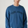 Sudadera con cuello redondo y logotipo Sudadera con cuello redondo y logotipo