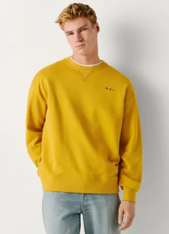 Sudadera con cuello redondo y logotipo Sudadera con cuello redondo y logotipo